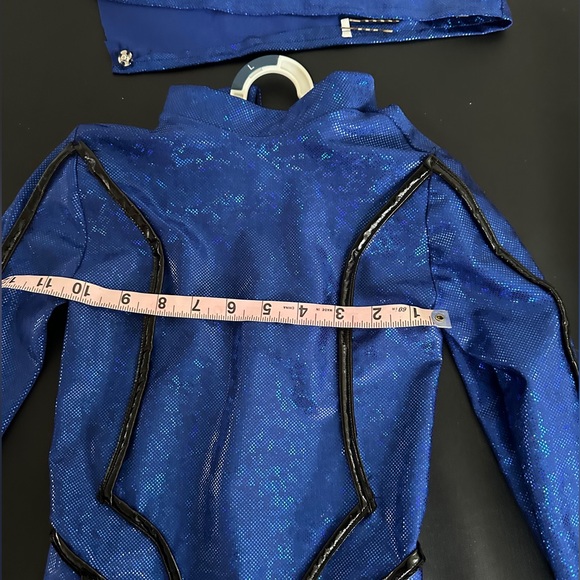 CUSTOM DANCEWEAR Duet Contemporary Red & Blue - Picture 6 of 9